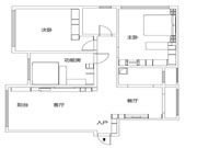 全友·全屋案例丨105㎡簡約風(fēng)，玄關(guān)餐廳一體，衣柜巧做次凈衣區(qū)！