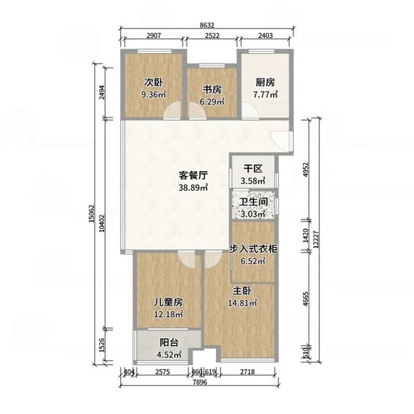 魅派全屋定制 | 122㎡日式原木風(fēng) | 感受家的溫暖陽(yáng)光