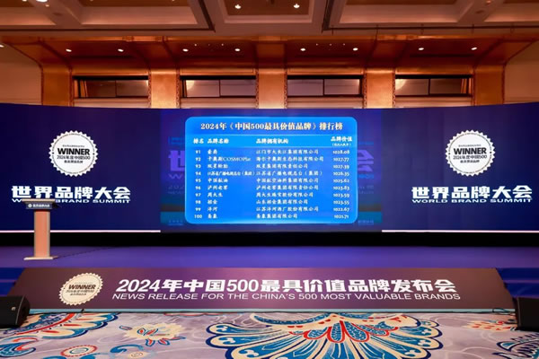 2024《中國500最具價值品牌》發(fā)布！圣象再登中國百強(qiáng)品牌！