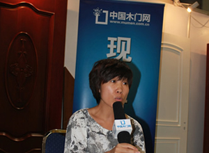 錦福門趙素英：用高檔進(jìn)口原材料，確認(rèn)產(chǎn)品的環(huán)保
