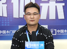  2021臨沂門博會(huì)中國木門網(wǎng)專訪凱力特滑動(dòng)門齊繼利